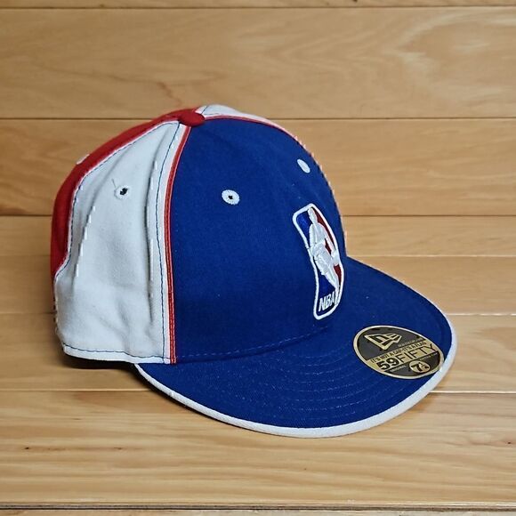 New Era Philadelphia 76ers 59Fifty NBA Throwback 7 1/4 Fitted Hat Cap - Picture 2 of 12